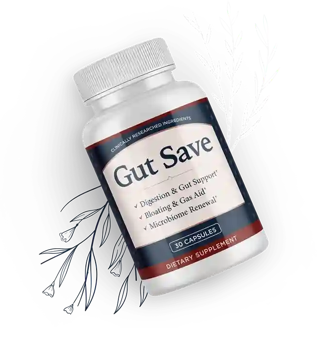 GutSave Smooth Gut Formula 30 Capsules Digestion Bloating Microbiome Supplement